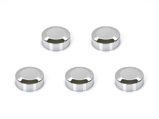 Rear Pulley Sprocket Bolt Covers - Chrome - Pack of 5