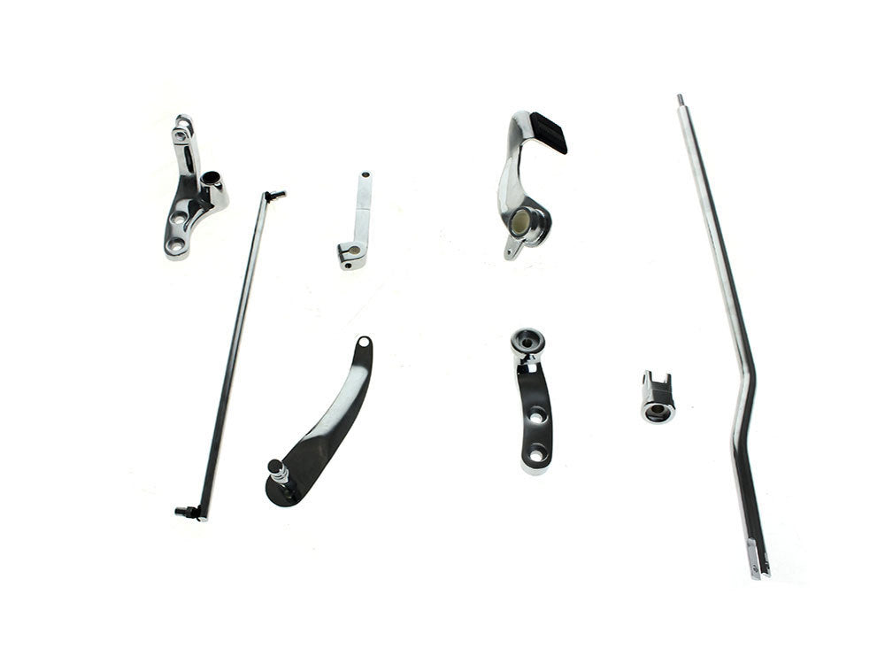 Standard Length Forward Controls - Chrome. Fits Dyna 1991-2017