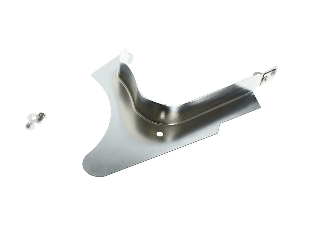 Lower Belt Guard - Chrome. Fits Softail 2000-2006