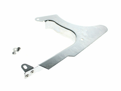Lower Belt Guard - Chrome. Fits Softail 2000-2006