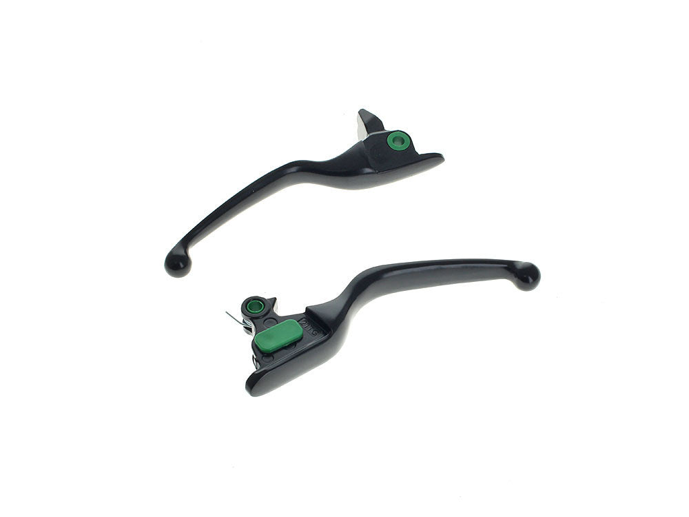 Hand Levers - Black. Fits Touring Most 2021-2024 with Cable Clutch