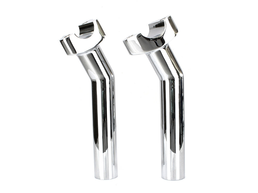 6-1/2in. Pullback Risers - Chrome. Fits 1in. Handlebar.