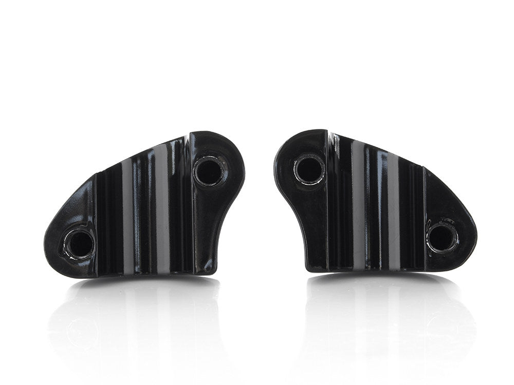 2in. Straight Risers - Black. Fits 1in. Handlebar.