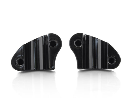 2in. Straight Risers - Black. Fits 1in. Handlebar.