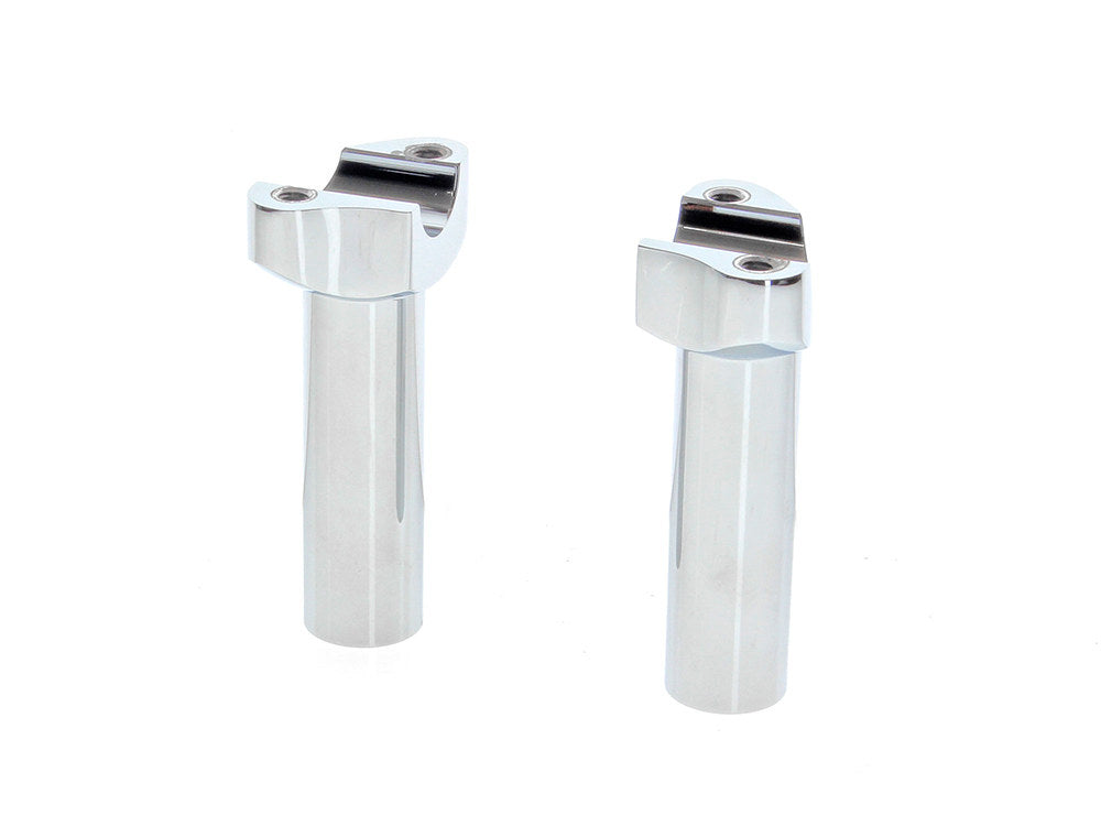 4-1/2in. Straight Risers - Chrome. Fits 1in. Handlebar.