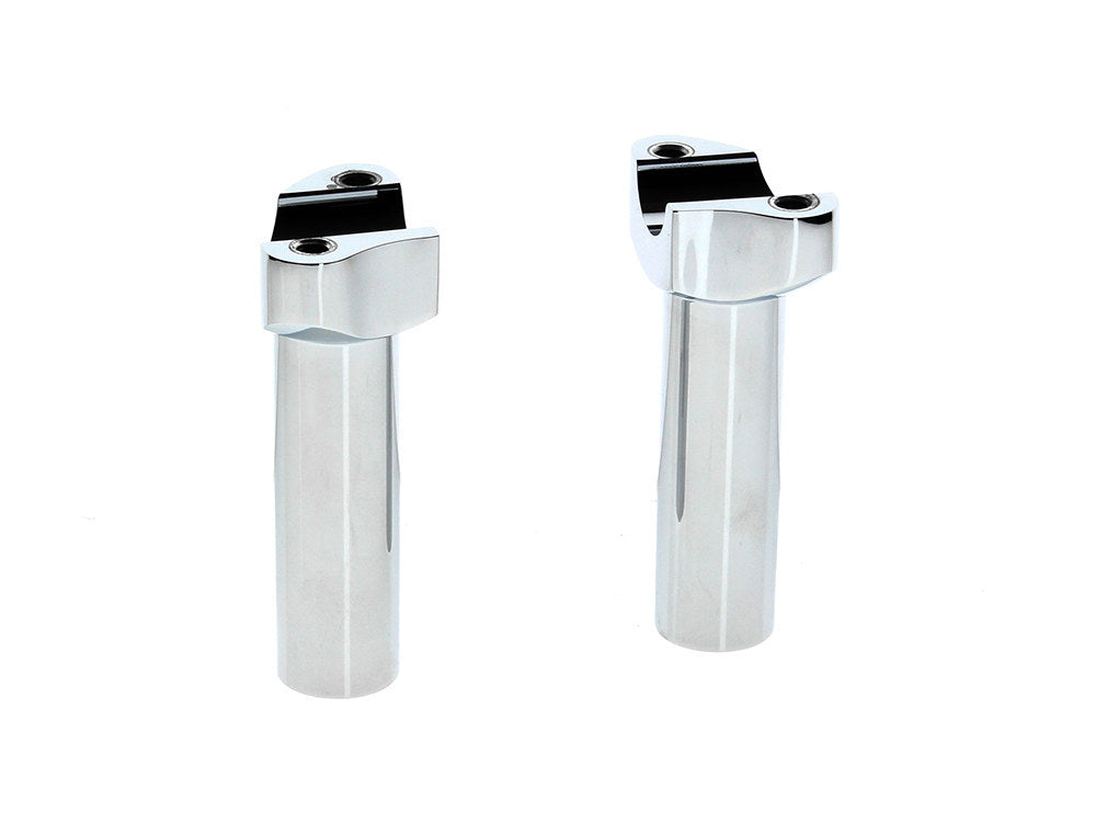 4-1/2in. Straight Risers - Chrome. Fits 1in. Handlebar.