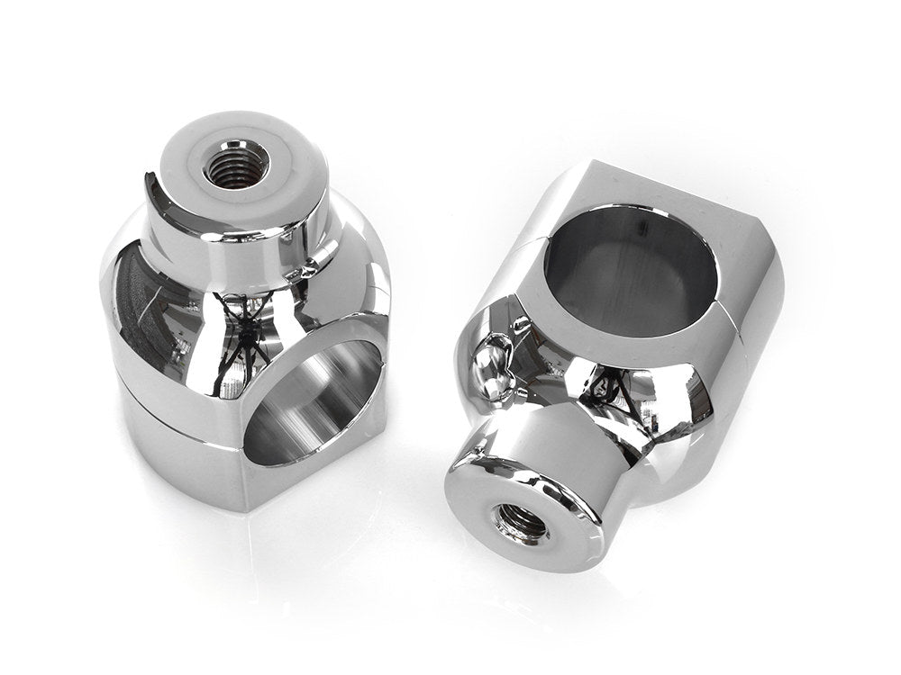 1-1/2in. Tall Billet Risers - Chrome. Fits 1-1/2in. Handlebars.