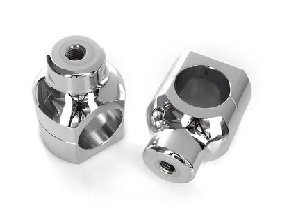 1-1/2in. Tall Billet Risers - Chrome. Fits 1-1/2in. Handlebars.