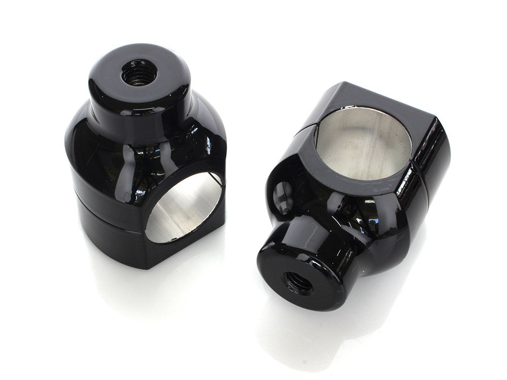 1-1/2in. Tall Billet Risers - Black. Fits 1-1/2in. Handlebars.