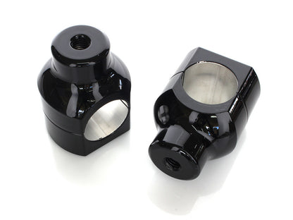 1-1/2in. Tall Billet Risers - Black. Fits 1-1/2in. Handlebars.