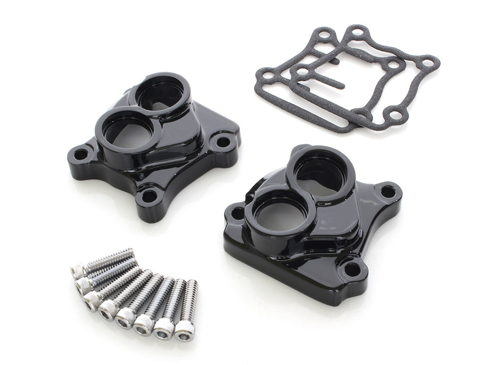 Tappet Covers - Gloss Black. Fits Twin Cam 1999-2017.