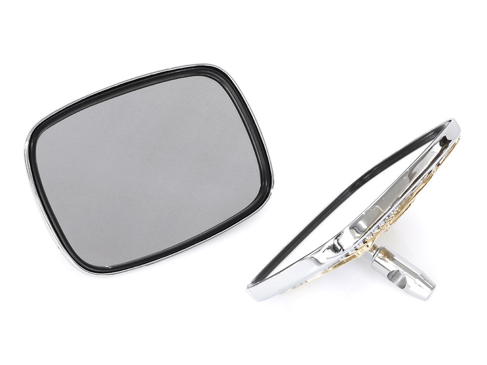 Live to Ride Mirrors - Chrome & Gold.