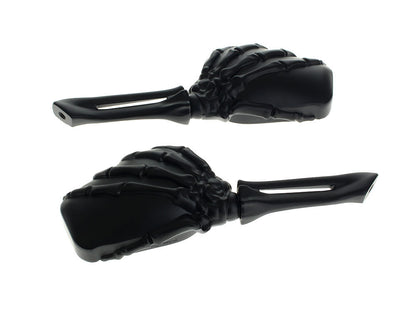 Skeleton Hand Mirrors - Black