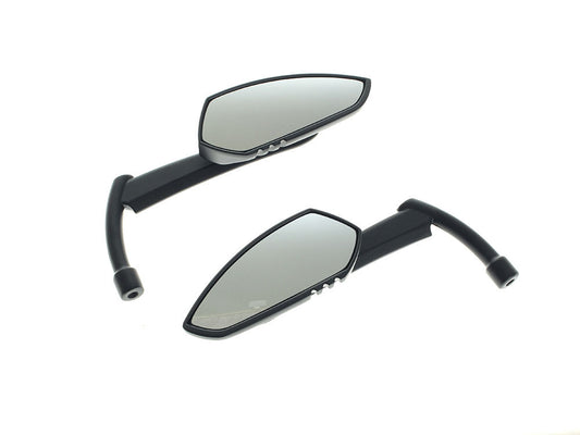 Scythe Mirrors with Blade Stem - Black