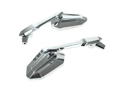 Extremity Mirrors with Adjustable Stem - Chrome