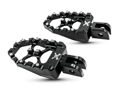 MX Evolution Footpegs - Black. Fits Softail 2018up Front Rider