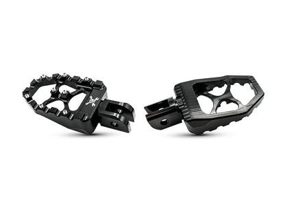 MX Evolution Footpegs - Black. Fits Softail 2018up Front Rider
