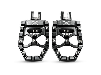 MX Evolution Footpegs - Black. Fits Softail 2018up Front Rider