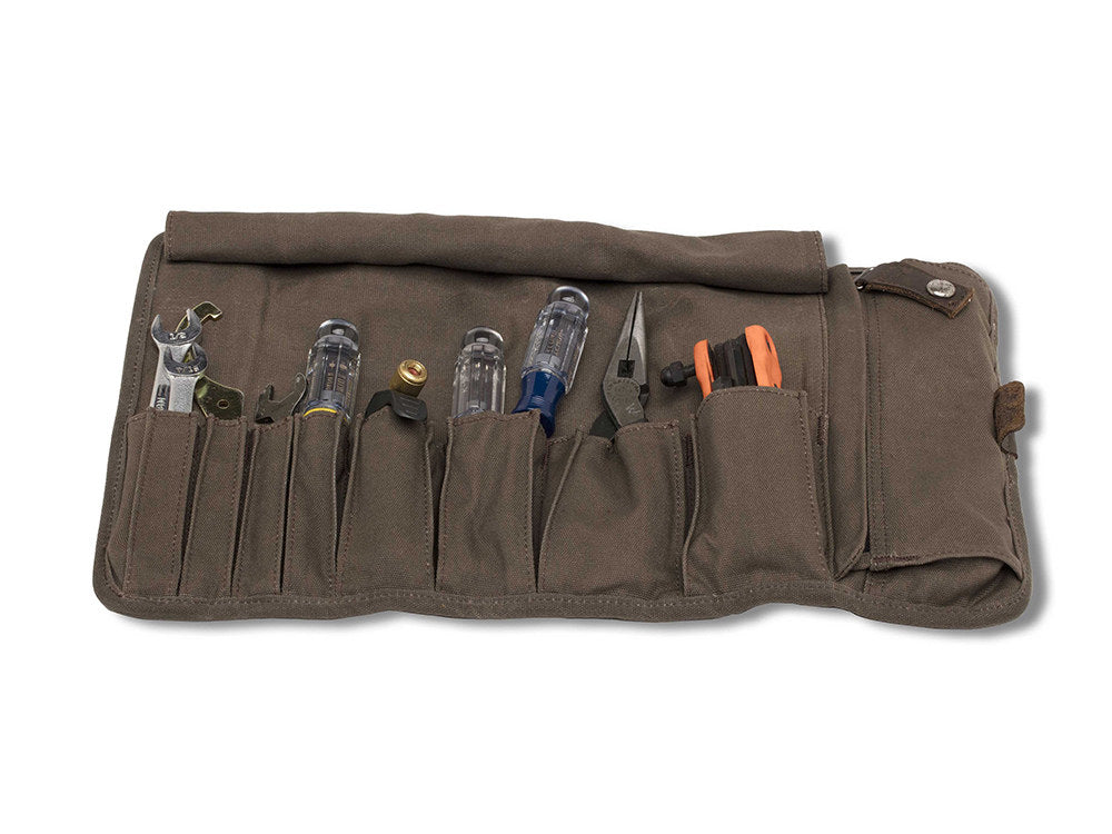 Tool Roll - Dark Oak.