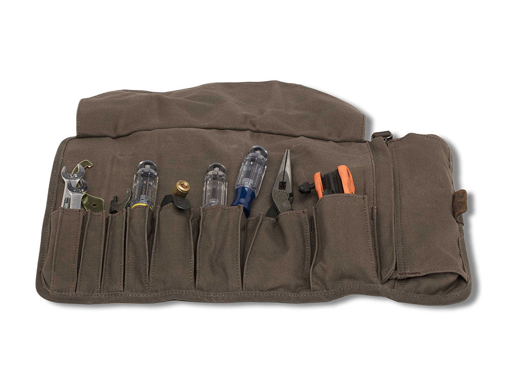 Tool Roll - Dark Oak.