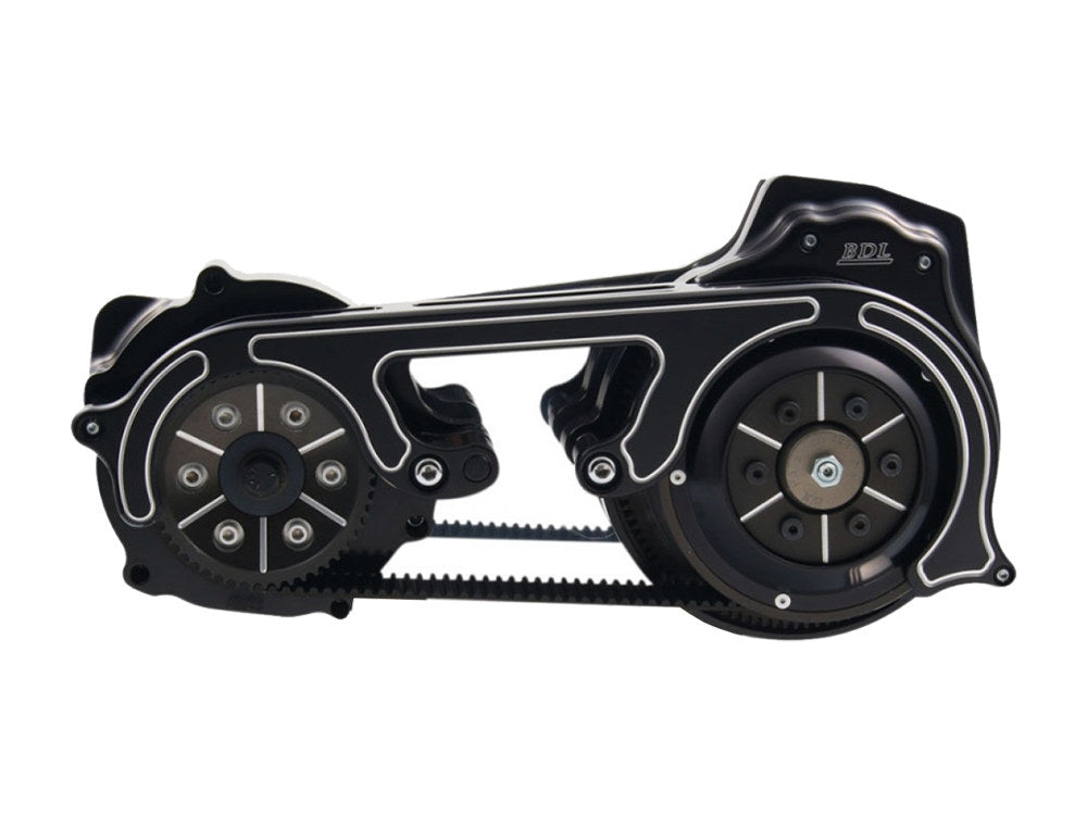 2in. Open Primary Belt Drive Kit - Black. Fits Fat Boy & Breakout 2018up.