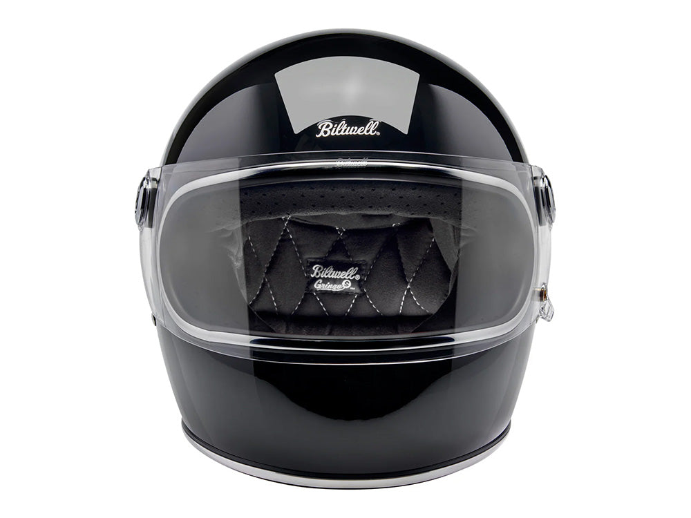 Gringo S Helmet - Gloss Black with ECE R22.06 Compliance