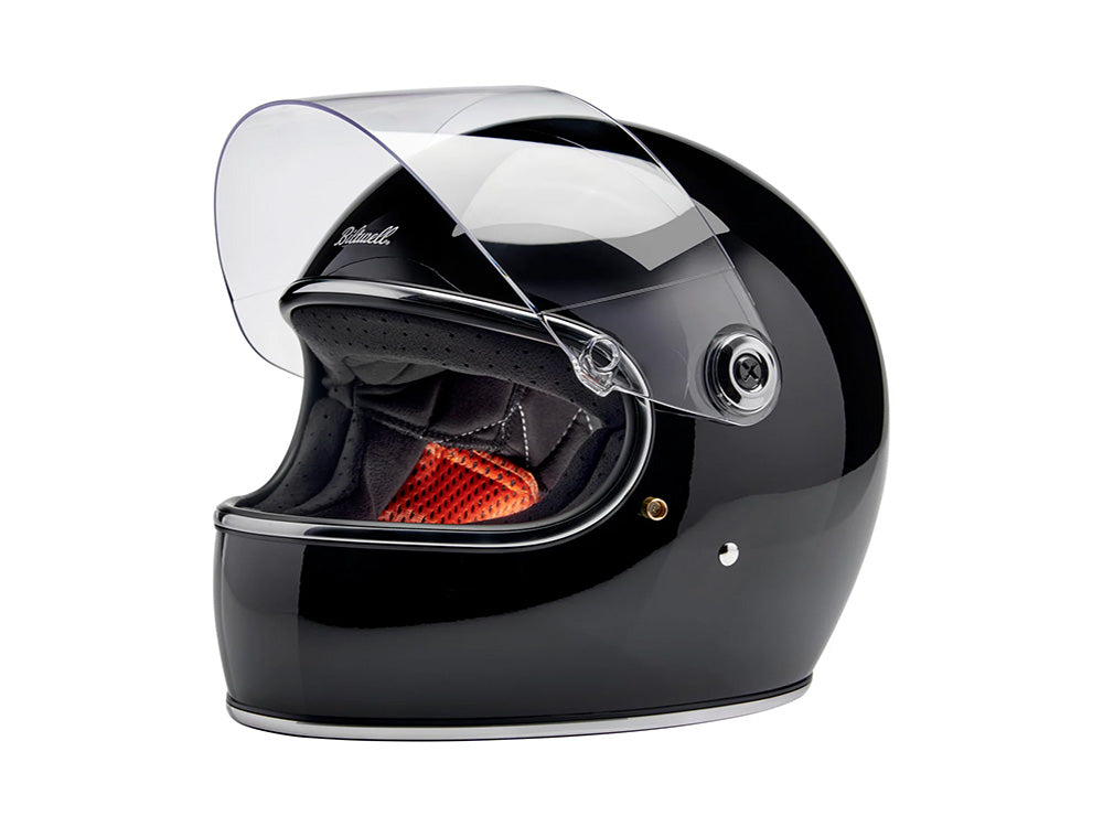 Gringo S Helmet - Gloss Black with ECE R22.06 Compliance