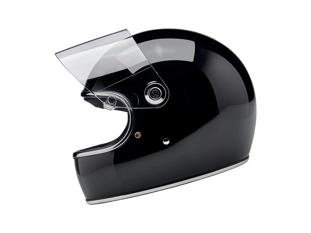 Gringo S Helmet - Gloss Black with ECE R22.06 Compliance