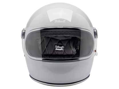 Gringo S Helmet - Gloss White with ECE R22.06 Compliance