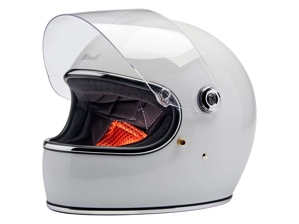 Gringo S Helmet - Gloss White with ECE R22.06 Compliance