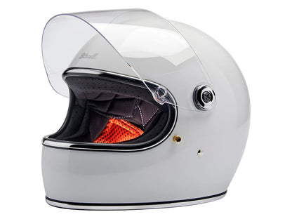 Gringo S Helmet - Gloss White with ECE R22.06 Compliance