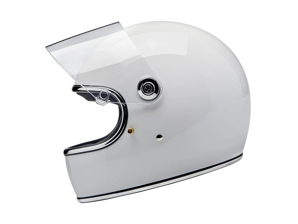 Gringo S Helmet - Gloss White with ECE R22.06 Compliance