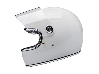 Gringo S Helmet - Gloss White with ECE R22.06 Compliance