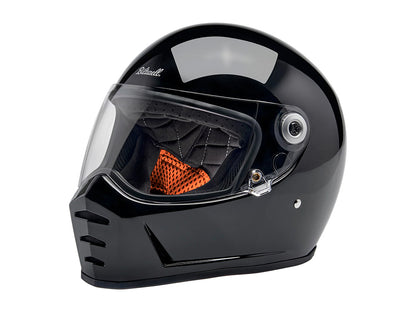 Lane Splitter Helmet - Gloss Black with ECE R22.06 Compliance