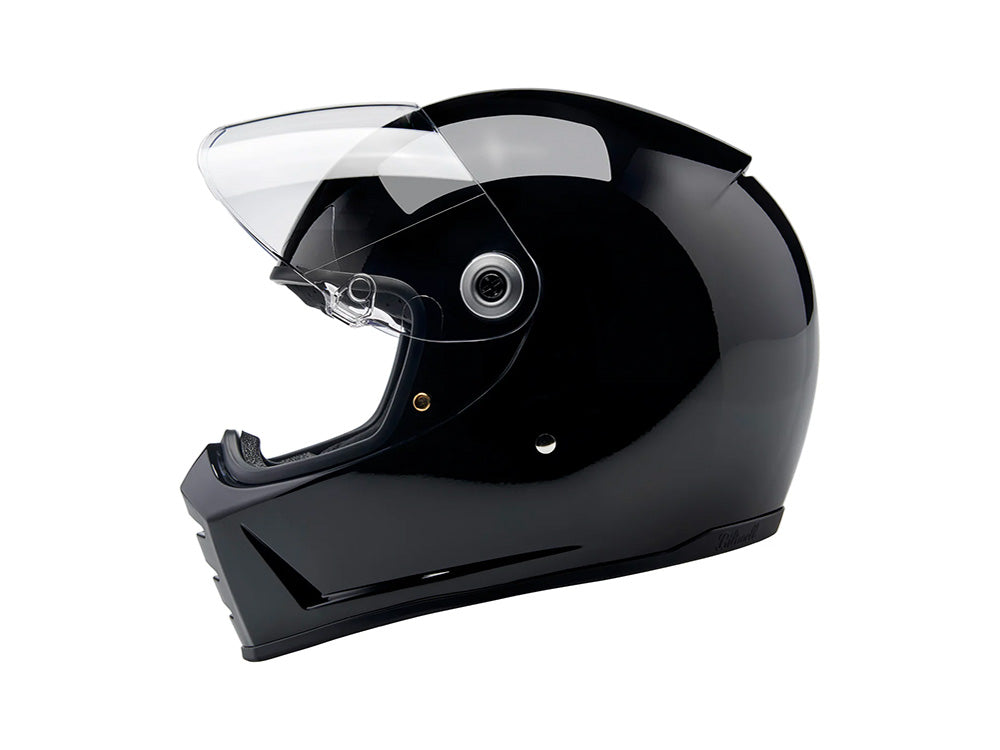 Lane Splitter Helmet - Gloss Black with ECE R22.06 Compliance