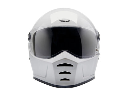 Lane Splitter Helmet - Gloss White with ECE R22.06 Compliance