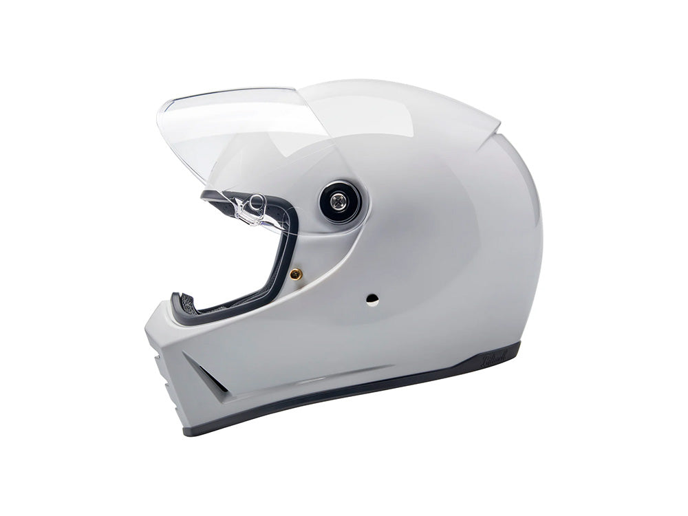 Lane Splitter Helmet - Gloss White with ECE R22.06 Compliance