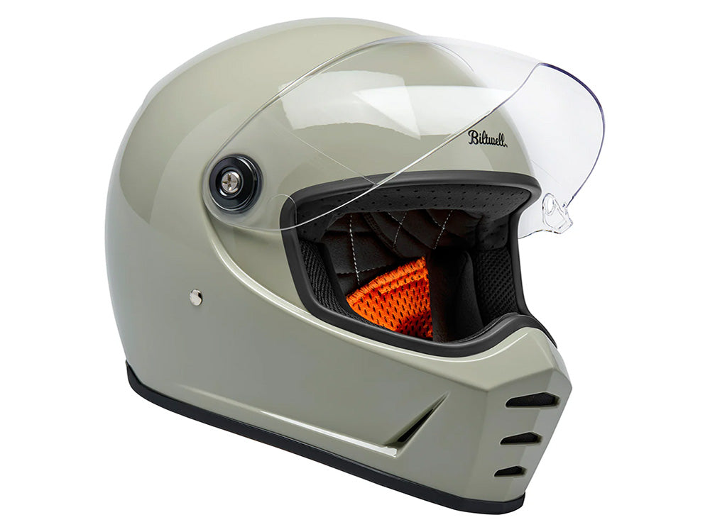 Lane Splitter Helmet - Gloss Chalk with ECE R22.06 Compliance