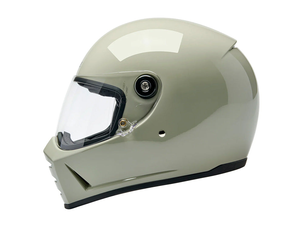 Lane Splitter Helmet - Gloss Chalk with ECE R22.06 Compliance