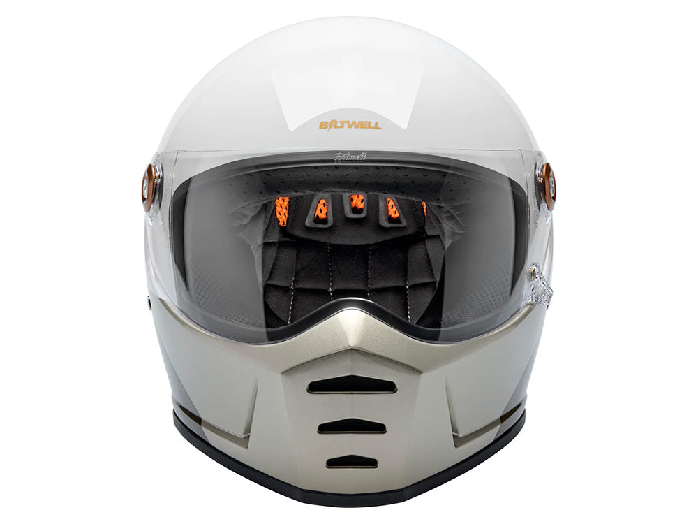 Lane Splitter Helmet - Intersection Gold, Silver & Bronze with ECE R22.06 Compliance