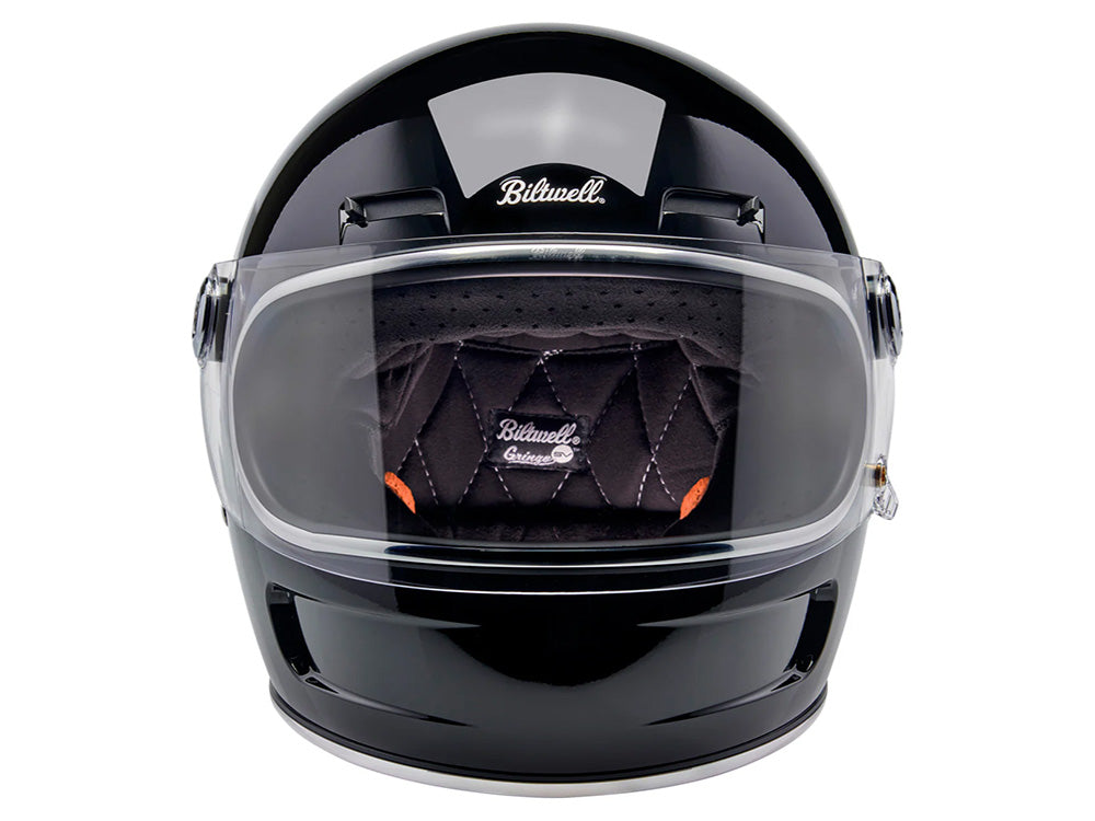 Gringo SV Helmet - Gloss Black with ECE R22.06 Compliance
