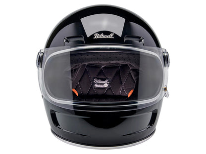 Gringo SV Helmet - Gloss Black with ECE R22.06 Compliance