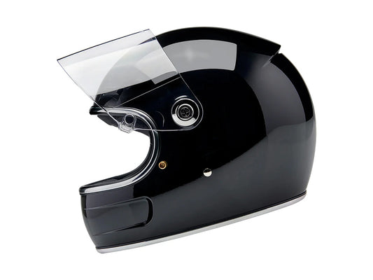 Gringo SV Helmet - Gloss Black with ECE R22.06 Compliance