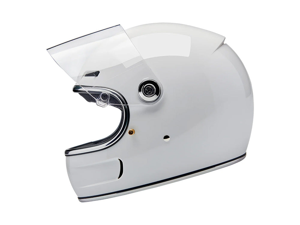 Gringo SV Helmet - Gloss White with ECE R22.06 Compliance
