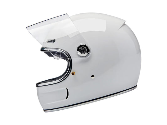 Gringo SV Helmet - Gloss White with ECE R22.06 Compliance