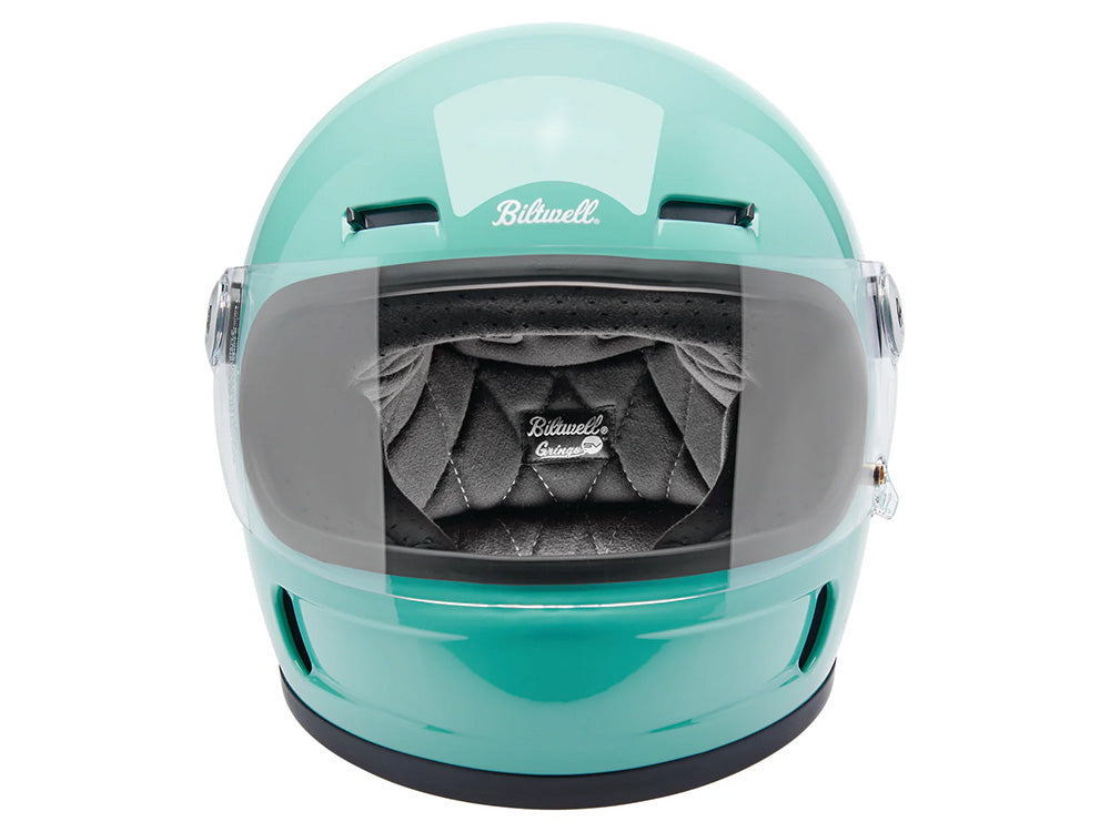 Gringo SV Helmet - Gloss Mint Julep with ECE R22.06 Compliance