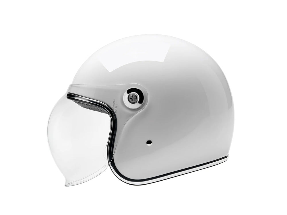 Tahoe Open Face Helmet - Gloss White with ECE R22.06 Compliance