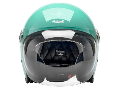 Tahoe Open Face Helmet - Gloss Mint Julep with ECE R22.06 Compliance