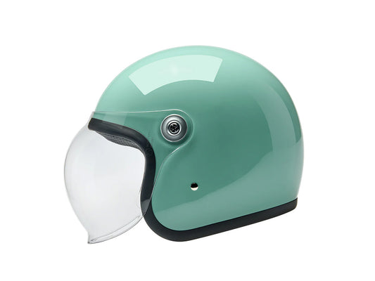 Tahoe Open Face Helmet - Gloss Mint Julep with ECE R22.06 Compliance