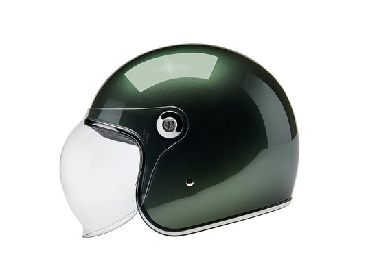 Tahoe Open Face Helmet - Metallic Sierra Green with ECE R22.06 Compliance